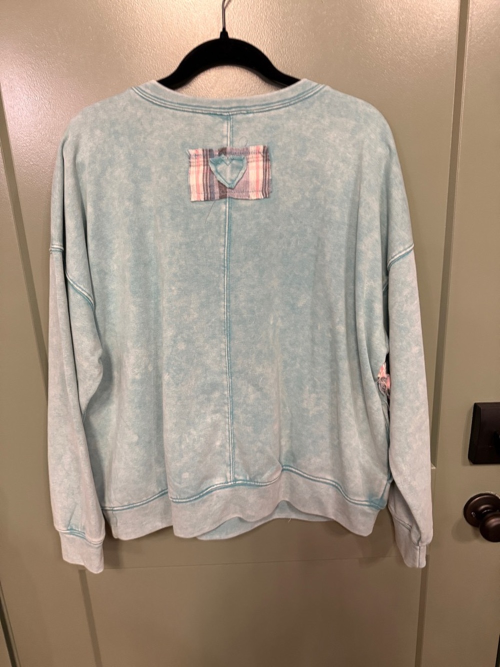 Oli & Hali Aqua Pullover Sweatshirt - Picture 5 of 6